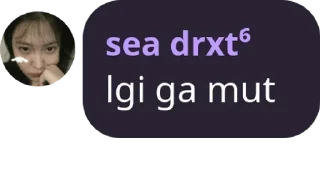 Sticker from sea cantik