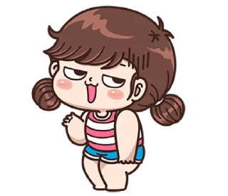 😃 emoji Boobib Sunday (English Ver.) @bistic Telegram sticker 12 of 40