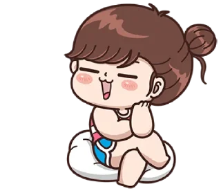 😊 emoji Boobib Sunday (English Ver.) @bistic Telegram sticker 24 of 40