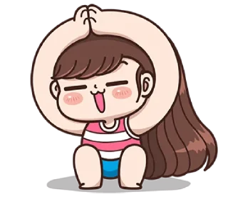 😀 emoji Boobib Sunday (English Ver.) @bistic Telegram sticker 10 of 40