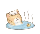 🛀 emoji Cat's LifeStyle (English Ver.) Telegram sticker 18 of 41