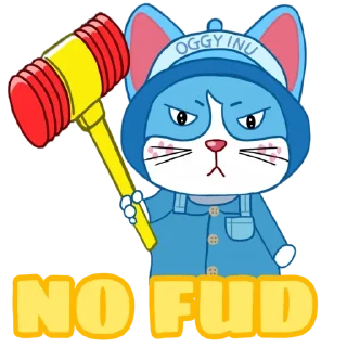 🔨 emoji OGGY INU ($OGGY) | @Astrotomshop Telegram sticker 22 of 32