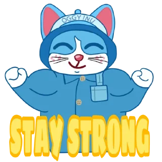 💪 emoji OGGY INU ($OGGY) | @Astrotomshop Telegram sticker 24 of 32