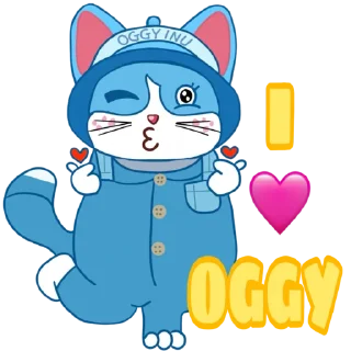 ❤️ emoji OGGY INU ($OGGY) | @Astrotomshop Telegram sticker 4 of 32