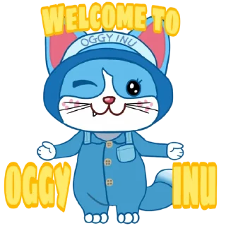👋 emoji OGGY INU ($OGGY) | @Astrotomshop Telegram sticker 1 of 32