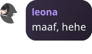 Sticker from Punyanya Leona, yang nyuri mimpi jadi roti