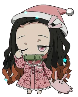 Sticker from Nezuko chan @animestickerchannel