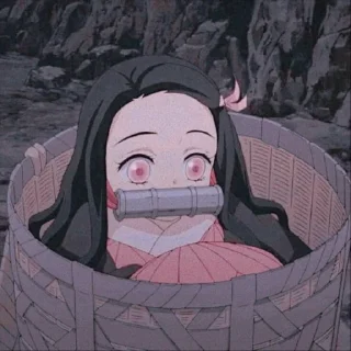 Sticker from Kamado Nezuko @SEXXIESTANGEL