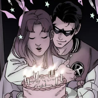 Sticker from Teen Titans comic @Hanim1O