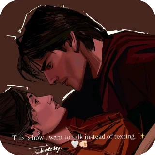 Romantic sticker 1
