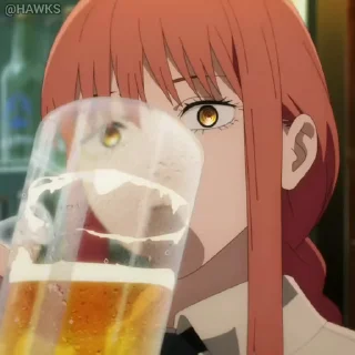 🍺 emoji 『 @stickers_gifs_store 』 ғᴏᴏᴅʏ ᴀɴɪᴍᴇ🍜 Telegram sticker 19 of 50