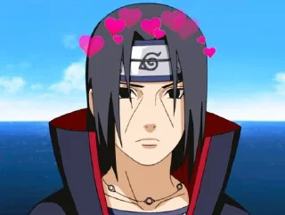 🖤 emoji Itachi Uchiha Telegram sticker 3 of 25