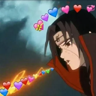 🖤 emoji Itachi Uchiha Telegram sticker 4 of 25
