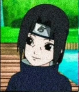 🖤 emoji Itachi Uchiha Telegram sticker 9 of 25