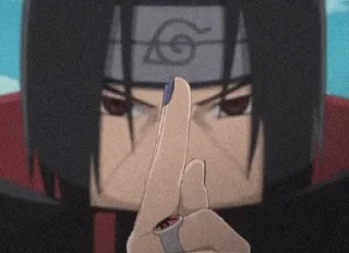🖤 emoji Itachi Uchiha Telegram sticker 16 of 25