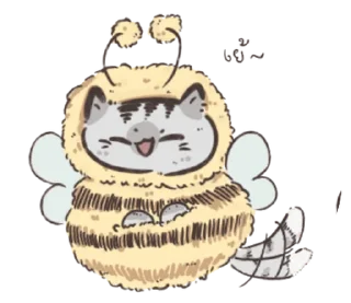 🐝 emoji ₍ ρᥲi ₎ ˚₊· ♡ @mewsticks Telegram sticker 11 of 16