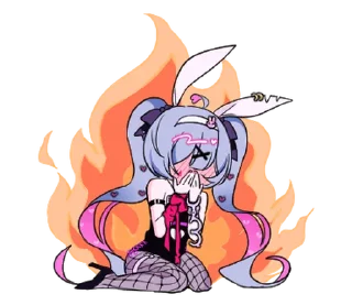 🧁 emoji ₍ Rᥲδδiᴛ 𐋏᧐ᥣᥱ ₎ ˚₊· ♡ @mewsticks Telegram sticker 21 of 24