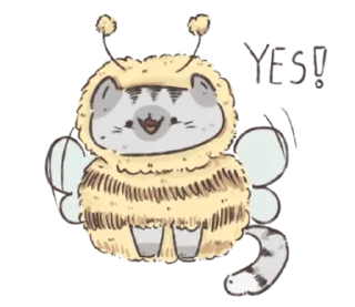 🐝 emoji ₍ ρᥲi ₎ ˚₊· ♡ @mewsticks Telegram sticker 14 of 16