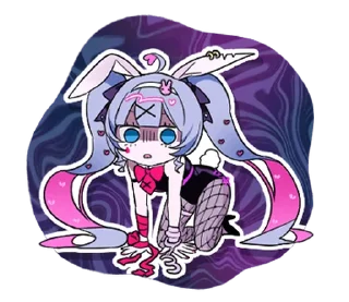 🧁 emoji ₍ Rᥲδδiᴛ 𐋏᧐ᥣᥱ ₎ ˚₊· ♡ @mewsticks Telegram sticker 20 of 24