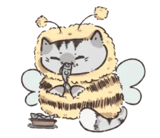 🐝 emoji ₍ ρᥲi ₎ ˚₊· ♡ @mewsticks Telegram sticker 7 of 16