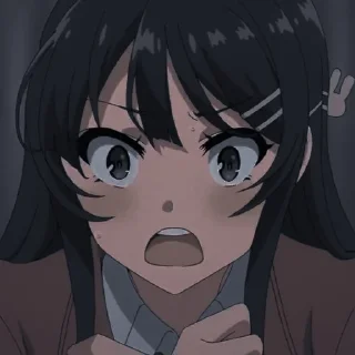 🐰 emoji Sakurajima Mai @nexunussq @rintanghye Telegram sticker 12 of 58