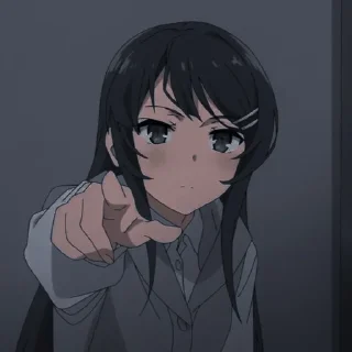 🐰 emoji Sakurajima Mai @nexunussq @rintanghye Telegram sticker 17 of 58