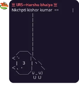 Sticker from 亗 𝚄𝚁𝚂⇀Harshu bhaiya 亗's Pack (@Shinobu_robot)