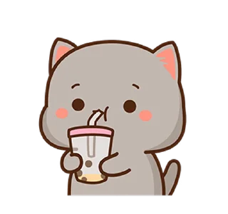⭐ emoji Peach Cat 7 @PeachLovesGoma Telegram sticker 16 of 28
