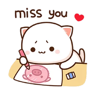 ⭐ emoji Peach Cat 10 @PeachLovesGoma Telegram sticker 9 of 24
