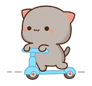 Sticker from Peach Cat 7 @PeachLovesGoma