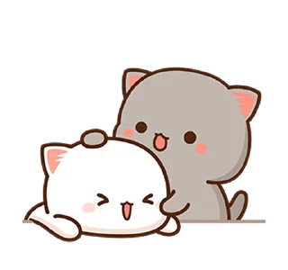 😘 emoji Peach Cat 7 @PeachLovesGoma Telegram sticker 9 of 28