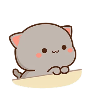😘 emoji Peach Cat 8 @PeachLovesGoma Telegram sticker 5 of 28