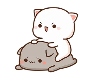 😠 emoji Peach Cat 7 @PeachLovesGoma Telegram sticker 5 of 28