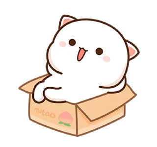 📦 emoji Peach Cat 8 @PeachLovesGoma Telegram sticker 13 of 28