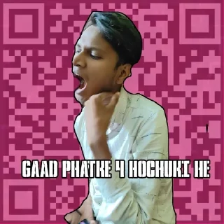 Sticker from Ganda Chud Gye be
