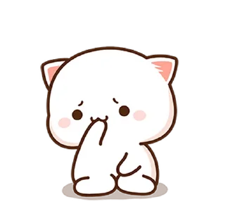 ⭐ emoji Peach Cat 10 @PeachLovesGoma Telegram sticker 21 of 24