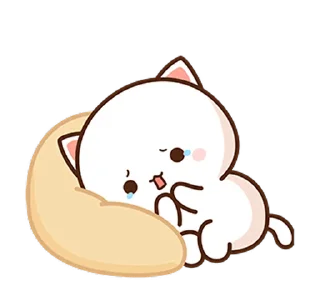 🥹 emoji Peach Cat 7 @PeachLovesGoma Telegram sticker 10 of 28