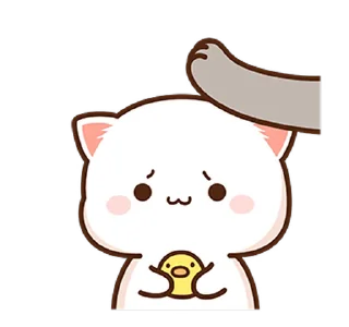 ⭐ emoji Peach Cat 10 @PeachLovesGoma Telegram sticker 18 of 24