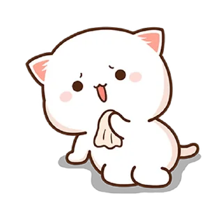 😟 emoji Peach Cat 8 @PeachLovesGoma Telegram sticker 4 of 28