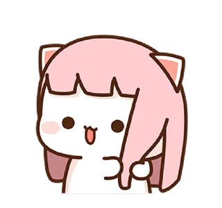 Sticker from Peach Cat 23 @PeachLovesGoma