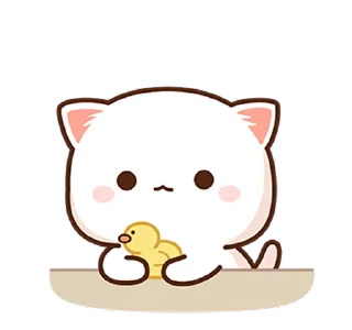 🙅‍♀ emoji Peach Cat 7 @PeachLovesGoma Telegram sticker 14 of 28