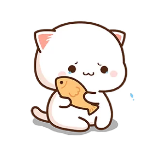 😭 emoji Peach Cat 8 @PeachLovesGoma Telegram sticker 17 of 28
