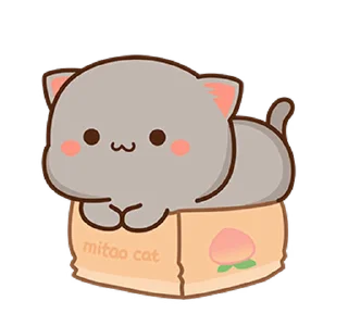 📦 emoji Peach Cat 8 @PeachLovesGoma Telegram sticker 14 of 28