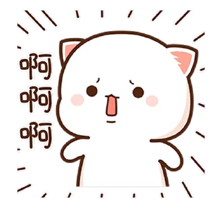 Sticker from Peach Cat @PeachLovesGoma