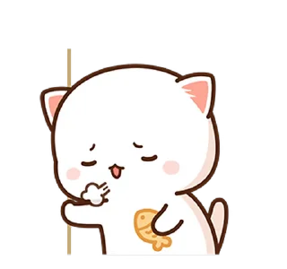 😮‍💨 emoji Peach Cat 7 @PeachLovesGoma Telegram sticker 12 of 28