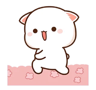 ⭐ emoji Peach Cat 10 @PeachLovesGoma Telegram sticker 5 of 24