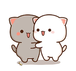 ⭐ emoji Peach Cat 10 @PeachLovesGoma Telegram sticker 6 of 24