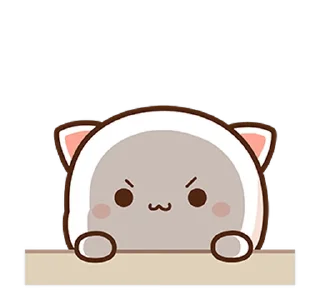 😠 emoji Peach Cat 7 @PeachLovesGoma Telegram sticker 22 of 28