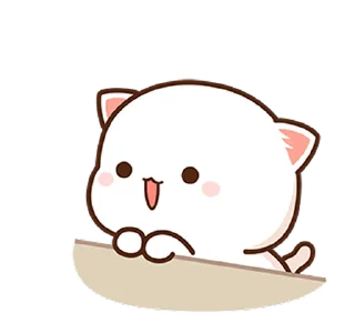 😘 emoji Peach Cat 8 @PeachLovesGoma Telegram sticker 6 of 28
