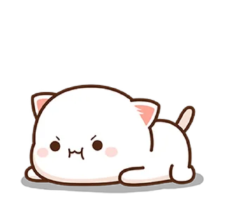 😠 emoji Peach Cat 8 @PeachLovesGoma Telegram sticker 10 of 28